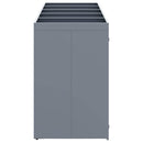 vidaXL Gurulós kuka tároló 5 kukához Világosszürke