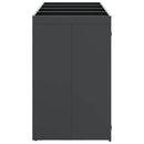 vidaXL Gurulós kuka tároló 3 kukához Antracit 340 x 77.5 x 115.5 cm