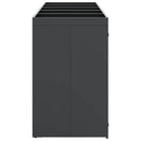 vidaXL Gurulós kuka tároló 3 kukához Antracit 340 x 77.5 x 115.5 cm