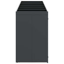 vidaXL Gurulós kuka tároló 3 kukához Antracit 340 x 77.5 x 115.5 cm