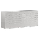 vidaXL Gurulós kuka tároló 3 kukához Ezüst 340 x 77.5 x 115.5 cm