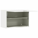 vidaXL Fali szekrény a garázsba Fehér 80 x 40 x 53 cm Porfestett acél