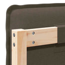 vidaXL Kárpitozott fejtámla Természetes és Világosszürke 200 cm