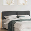 vidaXL Kárpitozott fejtámla Természetes és sötétszürke 180 cm