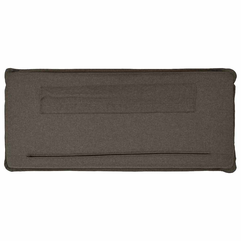 vidaXL Kárpitozott fejtámla Természetes és Világosszürke 180 cm