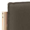 vidaXL Kárpitozott fejtámla Természetes és Világosszürke 100 cm