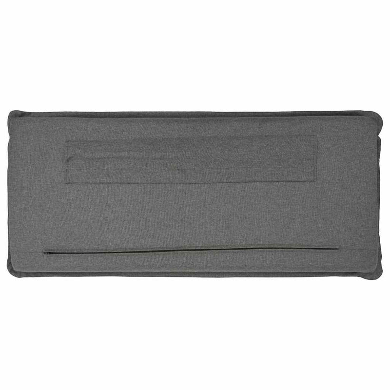 vidaXL Kárpitozott fejtámla Természetes és Világosszürke 75 cm