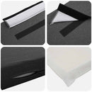 vidaXL Kárpitozott fejtámla Barna és sötétszürke 180 cm Tömör fenyőfa