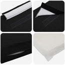 vidaXL Kárpitozott fejtámla Barna és fekete 120 cm Tömör fenyőfa