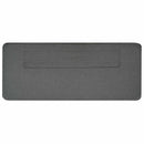 vidaXL Kárpitozott fejtámla fejtámlával Barna és Világosszürke 180 cm