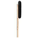 vidaXL Kárpitozott fejtámla Barna és fekete 150 cm Tömör fenyőfa