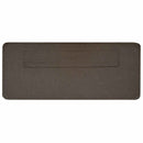 vidaXL Kárpitozott fejtámla Barna és taupe 90 cm Tömör fenyőfa