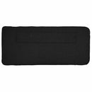 vidaXL Kárpitozott fejtámla Barna és fekete 180 cm Tömör fenyőfa