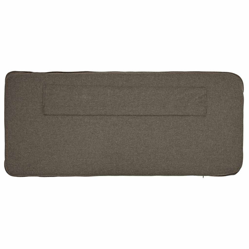 vidaXL Kárpitozott fejtámla Barna és taupe 180 cm Tömör fenyőfa