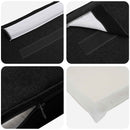 vidaXL Kárpitozott fejtámla Barna és fekete 160 cm Tömör fenyőfa