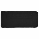 vidaXL Kárpitozott fejtámla Barna és fekete 160 cm Tömör fenyőfa