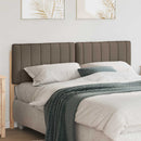 vidaXL Kárpitozott fejtámla Barna és taupe 160 cm Tömör fenyőfa