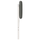 vidaXL Kárpitozott fejtámla fejtámlával Fehér és világosszürke 150 cm