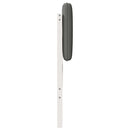 vidaXL Kárpitozott fejtámla fejtámlával Fehér és világosszürke 140 cm