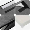 vidaXL Kárpitozott fejtámla fejtámlával Barna és Világosszürke 135 cm