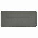 vidaXL Kárpitozott fejtámla fejtámlával Barna és Világosszürke 100 cm