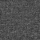 vidaXL Kárpitozott fejtámla Barna és sötétszürke 100 cm Tömör fenyőfa