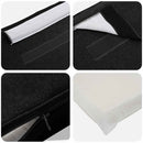 vidaXL Kárpitozott fejtámla Barna és fekete 90 cm Tömör fenyőfa