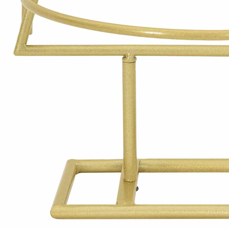 vidaXL Fém karácsonyfa állvánnyal Arany 60 cm Porszórt Acél