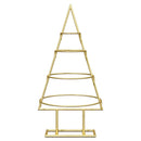 vidaXL Fém karácsonyfa állvánnyal Arany 60 cm Porszórt Acél