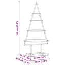 vidaXL Fém karácsonyfa állvánnyal Arany 60 cm Porszórt Acél
