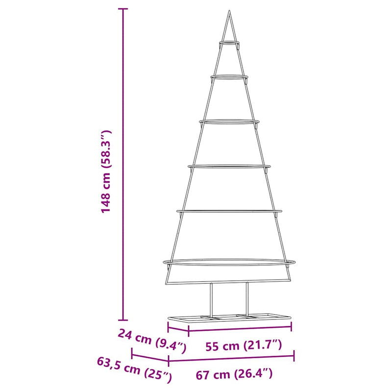 vidaXL Fém karácsonyfa állvánnyal Arany 150 cm Porszórt Acél