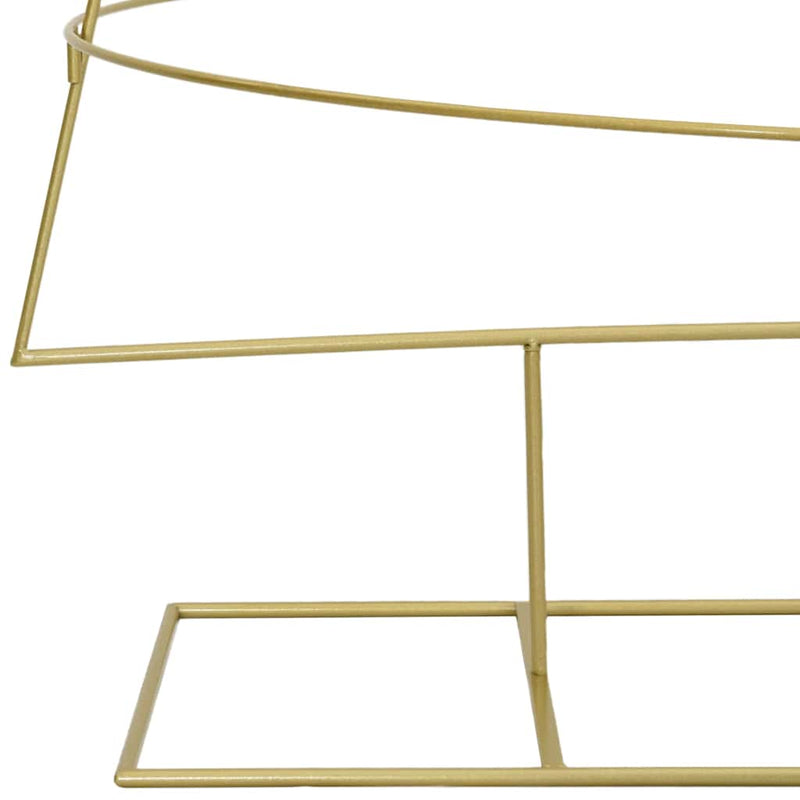 vidaXL Fém karácsonyfa állvánnyal Arany 210 cm Porszórt Acél