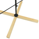 vidaXL Karácsonyi kúp fa állvánnyal Fekete 210 cm Acél