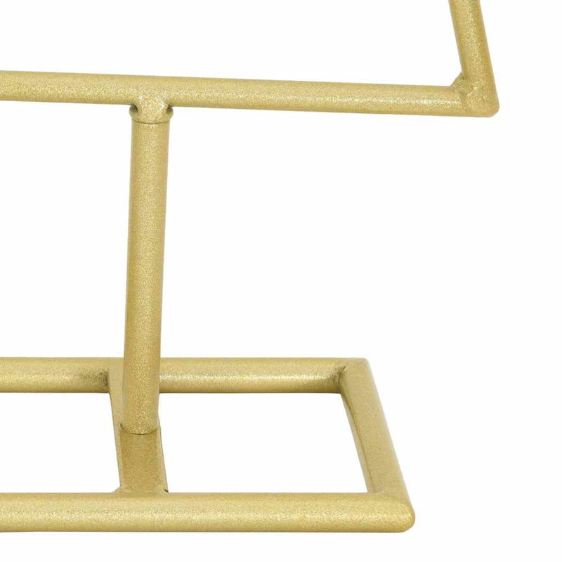 vidaXL Fém karácsonyfa állvánnyal Arany 60 cm Porszórt Acél