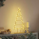 vidaXL Fém karácsonyfa állvánnyal Arany 60 cm Porszórt Acél