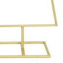 vidaXL Fém karácsonyfa állvánnyal Arany 125 cm Porszórt Acél