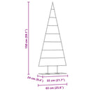 vidaXL Fém karácsonyfa állvánnyal Arany 150 cm Porszórt Acél