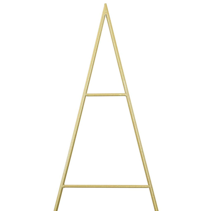 vidaXL Fém karácsonyfa állvánnyal Arany 180 cm Porszórt Acél