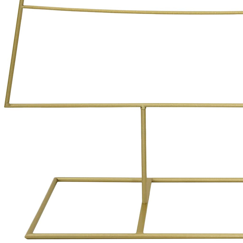 vidaXL Fém karácsonyfa állvánnyal Arany 180 cm Porszórt Acél