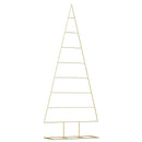 vidaXL Fém karácsonyfa állvánnyal Arany 180 cm Porszórt Acél