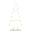 vidaXL Fém karácsonyfa állvánnyal Arany 210 cm Porszórt Acél