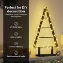 vidaXL Fém karácsonyfa állvánnyal Fekete 60 cm Acél