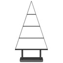 vidaXL Fém karácsonyfa állvánnyal Fekete 60 cm Acél