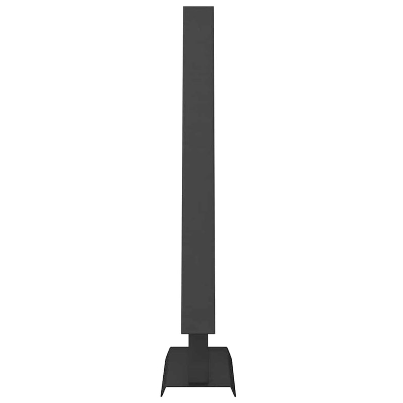 vidaXL Fém karácsonyfa állvánnyal Fekete 60 cm Acél