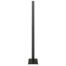 vidaXL Fém karácsonyfa állvánnyal Fekete 125,5 cm Acél