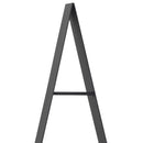 vidaXL Fém karácsonyfa állvánnyal Fekete 210 cm Acél