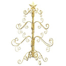 vidaXL Fém karácsonyfa állvánnyal Arany 60 cm Porszórt Acél