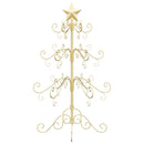 vidaXL Fém karácsonyfa állvánnyal Arany 90 cm Porszórt Acél