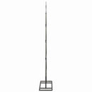 vidaXL Fém karácsonyfa állvánnyal Fekete 90,5 cm Acél