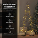 vidaXL Fém karácsonyfa állvánnyal Fekete 125 cm Acél